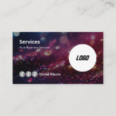 プロフェッショナルロゴはこちらスキャン可能なQRコード 名刺 (裏面)