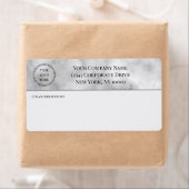 プロフェッショナルロゴはこちら白黒大理石 ラベル (インサイチュ)