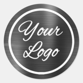 プロフェッショナルロゴを追加ブラックグレーメタルスチール ラウンドシール