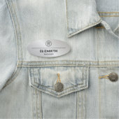 プロフェッショナルロゴシルバー社員 名札 (インサイチュ)