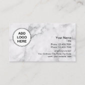 プロフェッショナルロゴストーン大理石の背景 名刺 (正面)