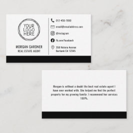 プロフェッショナルロゴソーシャルメディアのアイコン実在エスティティ 名刺