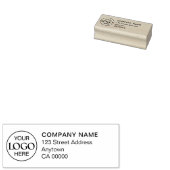 プロフェッショナルロゴビジネス差出人住所シンプル ラバースタンプ (押印)