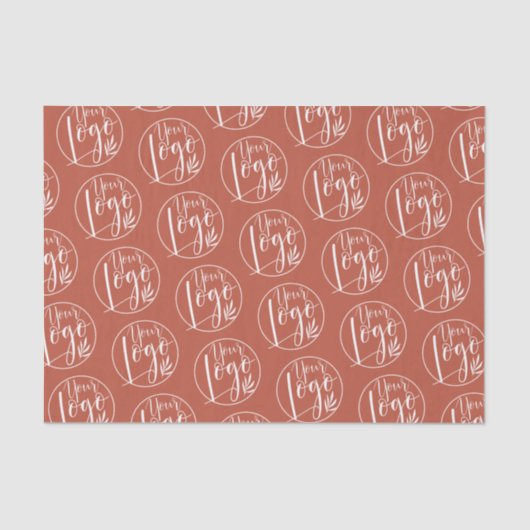 プロフェッショナルロゴブランディングパターンテラコッタ 薄葉紙 (正面)