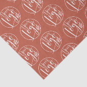 プロフェッショナルロゴブランディングパターンテラコッタ 薄葉紙 (詳細)