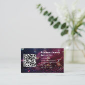プロフェッショナルロゴマークQRコード入り 名刺 (スタンド正面)
