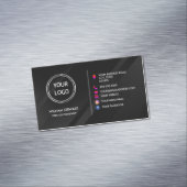 プロフェッショナルロゴミニマルなソーシャルメディアWebサイト マグネット名刺 (インサイチュ)