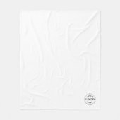 プロフェッショナルロゴ中サイズ50"x60" フリースブランケット (正面)