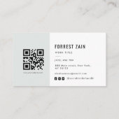 プロフェッショナルロゴ白黒名刺 名刺 (裏面)