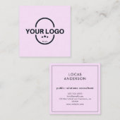 プロフェッショナルロゴ スクエア名刺 (正面/裏面)