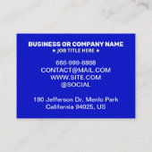 プロフェッショナルロゴ、バルクモダンアポイントメントカード 予約カード (裏面)