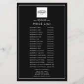 プロフェッショナルロゴ ブラックビューティープライスログ一覧 チラシ (裏面)