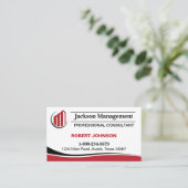 プロフェッショナルロゴ 名刺 (スタンド正面)