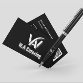 プロフェッショナルロゴ&QRコードケータリングサービス 名刺