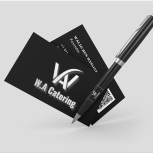 プロフェッショナルロゴ&QRコードケータリングサービス 名刺