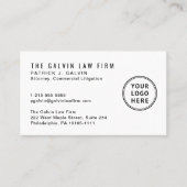 プロフェッショナルロゴQRコード会社社員 名刺 (正面)