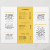 プロフェッショナルロシンプルゴ黄3折パンフレット (裏面)