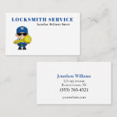 プロフェッショナルロックスミスサービスの名刺 名刺 (正面/裏面)