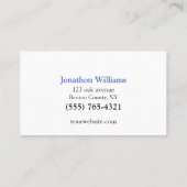 プロフェッショナルロックスミスサービスの名刺 名刺 (裏面)