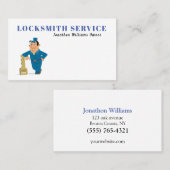 プロフェッショナルロックスミスサービスの名刺 名刺 (正面/裏面)