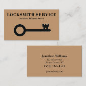 プロフェッショナルロックスミスサービス 名刺 (正面/裏面)