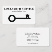 プロフェッショナルロックスミスサービス 名刺 (正面/裏面)