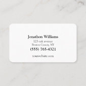 プロフェッショナルロックスミスサービス 名刺 (裏面)