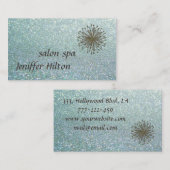 プロフェッショナルロマンチックで華やかな華やかなタンポポ 名刺 (正面/裏面)