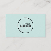 プロフェッショナルロモダンゴQRコードライトターコイズ 名刺 (裏面)