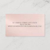 プロフェッショナルロータスシルバー《写真》ぼけ味名刺 名刺 (裏面)