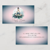 プロフェッショナルロータスフラワーヨガガガール 名刺 (正面/裏面)