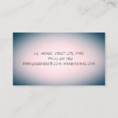 プロフェッショナルロータスフラワーヨガガガール 名刺 (裏面)