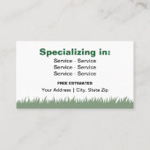 プロフェッショナルローンサービス両面 名刺 (裏面)