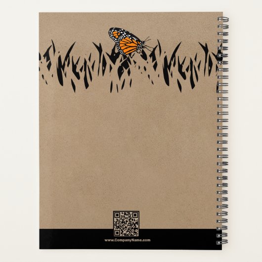 プロフェッショナルローンシルエットバタフライアポイントメント プランナー手帳 (裏面)