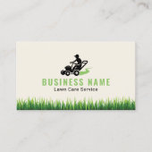 プロフェッショナルローンモーア気にーロゴ造園 名刺 (正面)