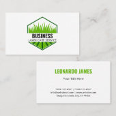 プロフェッショナルロ気にンモダンンとミニマリストのロゴ 名刺 (正面/裏面)