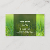 プロフェッショナルロ気にーンと造園 名刺 (裏面)