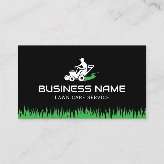 プロフェッショナルロ気にーン&造園サービスブラック 名刺 (正面)