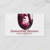 プロフェッショナルワインステインワイングラス 名刺 (正面)