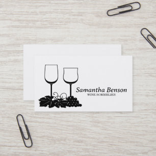 プロフェッショナルワインステインワイングラス 名刺