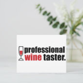 プロフェッショナルワインタスター ポストカード (スタンド正面)