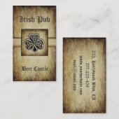プロフェッショナルヴィンテージグランジアイリッシュラッキーシャムロック 名刺 (正面/裏面)