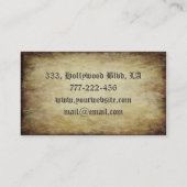 プロフェッショナルヴィンテージグランジアイリッシュラッキーシャムロック 名刺 (裏面)