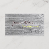 プロフェッショナルヴィンテージモダン木材名刺 名刺 (正面)