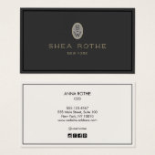 プロフェッショナルヴィンテージモノグラムエレガントブラック (正面&裏面)