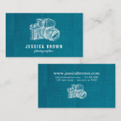 プロフェッショナルヴィンテージ写真家名刺 名刺 (正面/裏面)