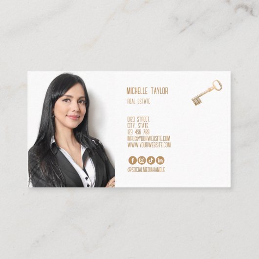 プロフェッショナルヴィンテージ実在不動産仲介業者エステート写真部 名刺 (裏面)