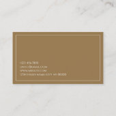 プロフェッショナル不動産仲介業者不動産名刺 名刺 (裏面)