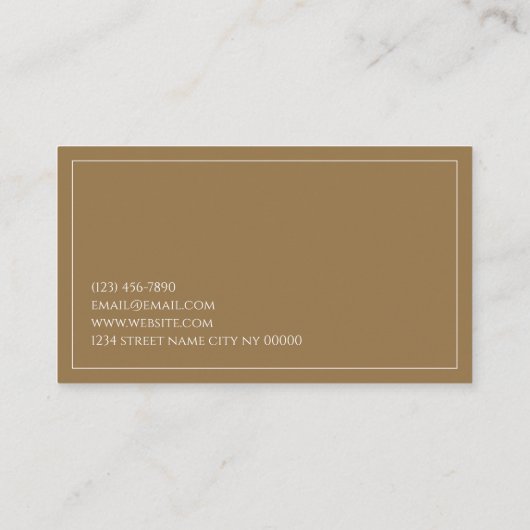 プロフェッショナル不動産仲介業者不動産名刺 名刺 (裏面)