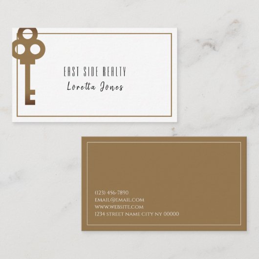 プロフェッショナル不動産仲介業者不動産名刺 名刺 (正面/裏面)